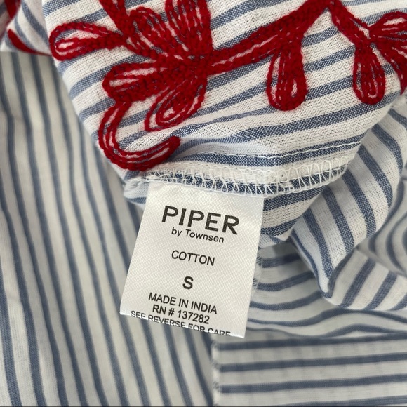 Piper by Townsen Off the Shoulder Top, sz small - Picture 3 of 8